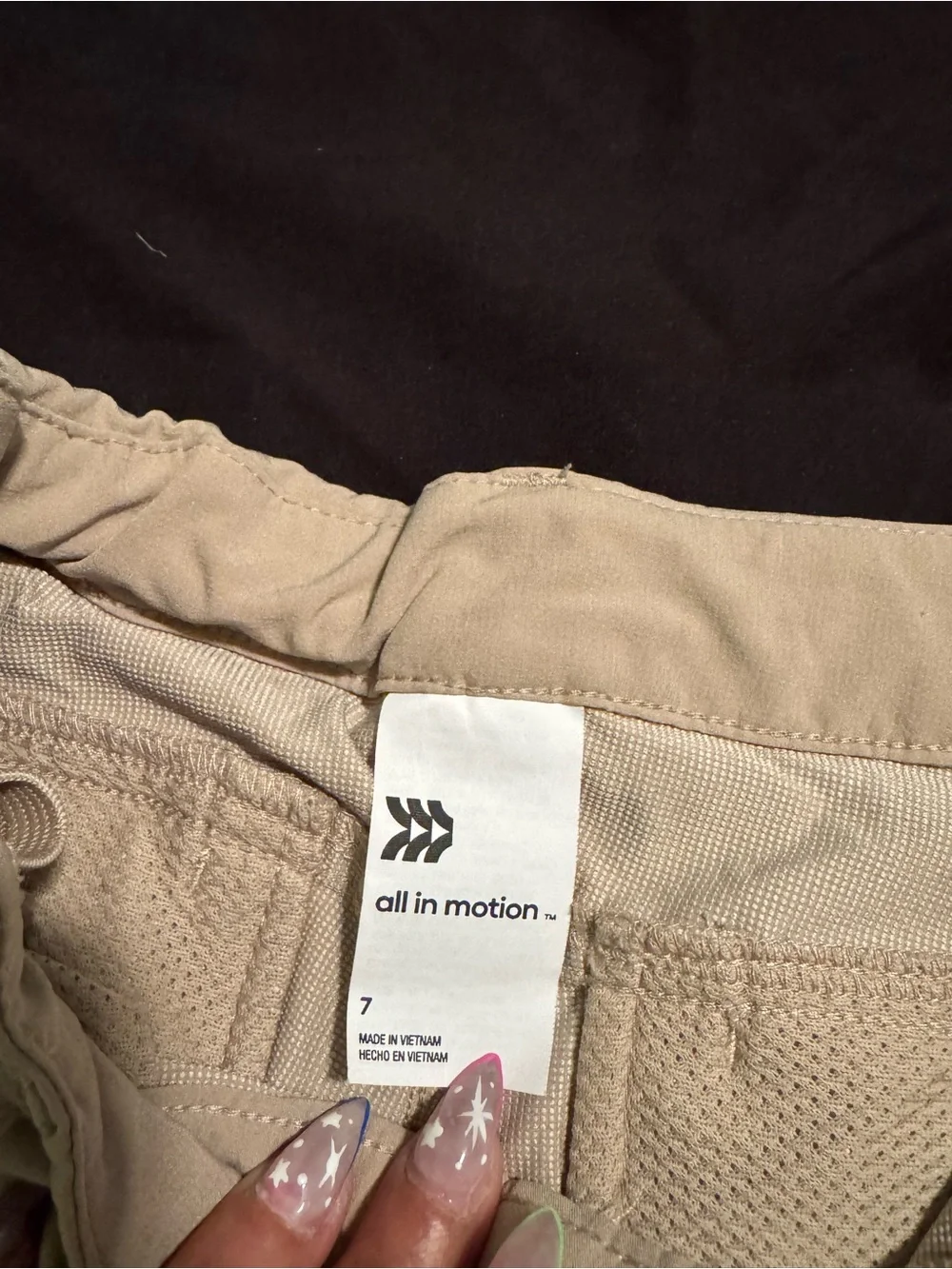 Tan Kids Shorts